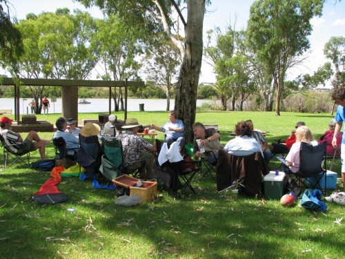 Picnic at Swanport Reserve, Murray Bridge Picnic at Swanport Reserve, Murray Bridge