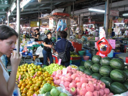 Market place in rural Thailand Market place in rural Thailand