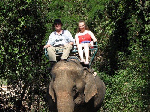 Elephant ride in Thailand