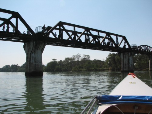 Boat trip on the River Kwai, Thailand