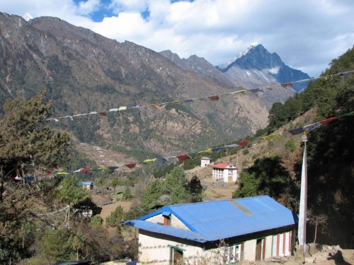 On the trek in Nepal On the trek in Nepal
