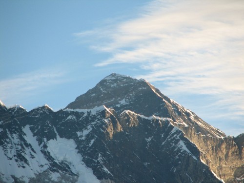 Mt Everest from Namche Bazar Mt Everest from Namche Bazar