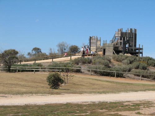 Castle in the playground at St Kilda Castle in the playground at St Kilda
