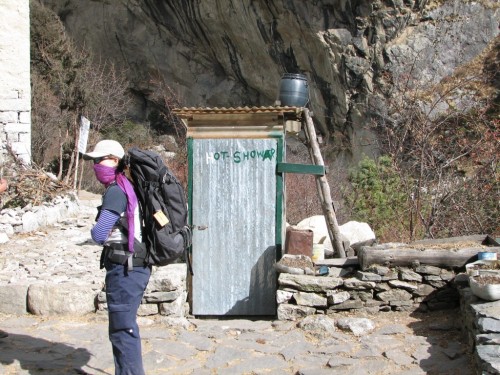 Some facilities are very basic in Nepal Some facilities are very basic in Nepal
