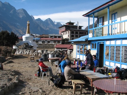 Our lodge in Tengboche. Our lodge in Tengboche.