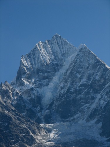 Mountain near Tengboche Nepal Mountain near Tengboche Nepal