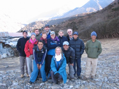 Group Photo at Tengboche Group Photo at Tengboche