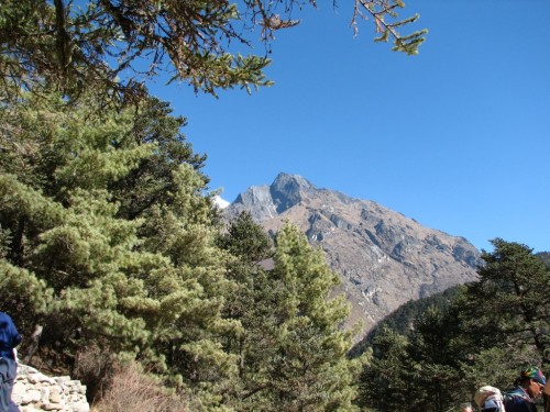 Scene on the way down from Tengboche Scene on the way down from Tengboche