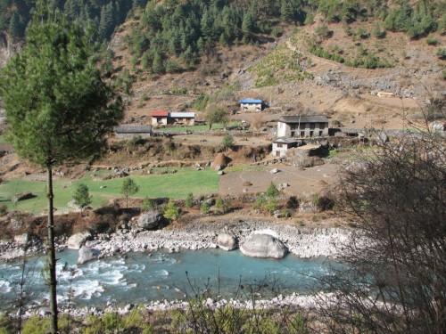 Rural scene near Lukla Rural scene near Lukla