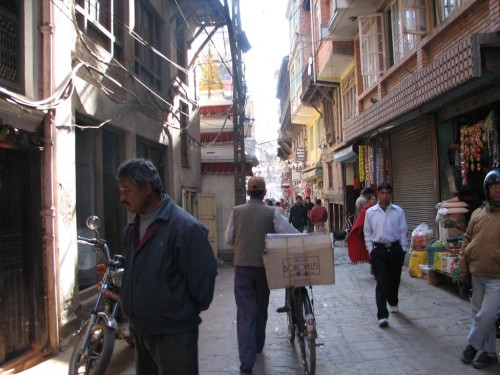 Thamel district of Kathmandu Nepal