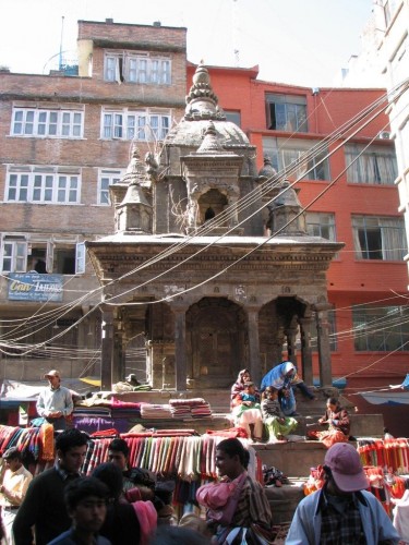 Thamel district of Kathmandu Nepal