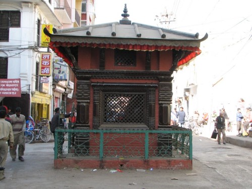 Temple in Kathmandu, Nepal Temple in Kathmandu, Nepal