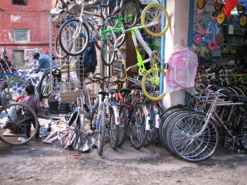 Bicycle shop in Kathmandu