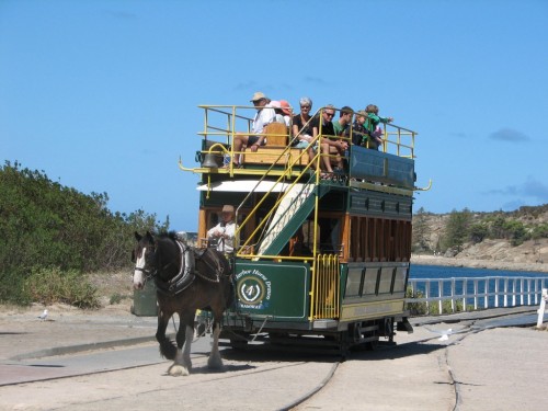Horse drawn tram Victor Harbor, South Australia Horse drawn tram Victor Harbor, South Australia