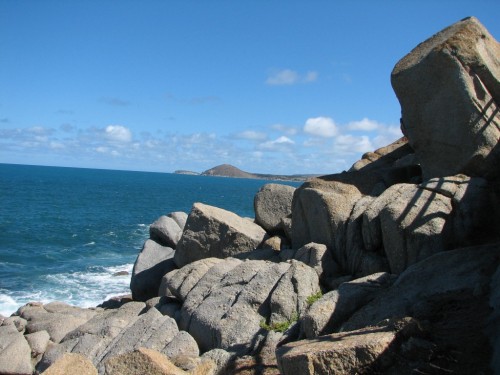 The Bluff, Victor Harbor, from Granite Island The Bluff, Victor Harbor, from Granite Island