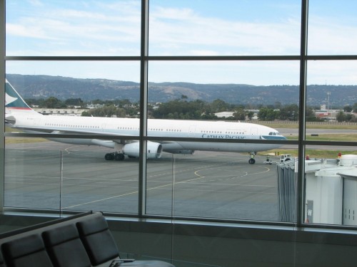 The view from Adelaide Airport The view from Adelaide Airport