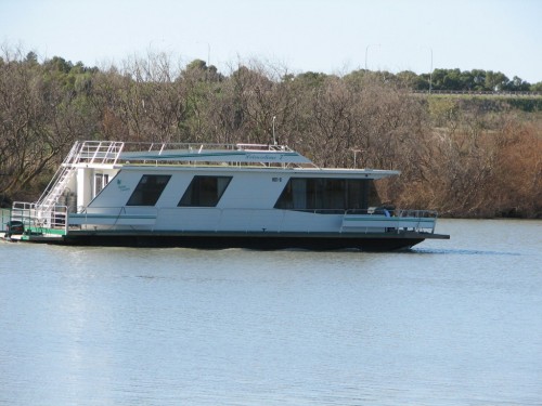 Houseboat at Murray Bridge, South Australia Houseboat at Murray Bridge, South Australia