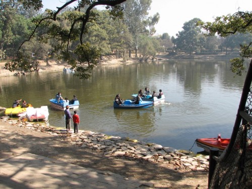 Artificial lake in Central Zoo, Kathmandu Artificial lake in Central Zoo, Kathmandu
