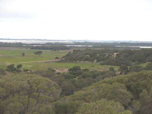 The view from Beacon Hill, Robe, South Australia The view from Beacon Hill, Robe, South Australia