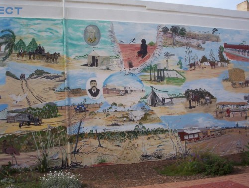 Historic mural, Ouyen, NW Victoria Historic mural, Ouyen, NW Victoria