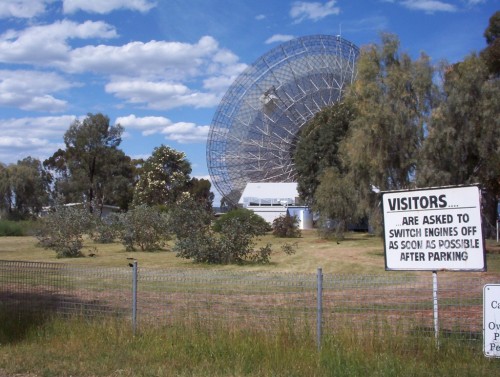 Radio telescope at Parkes, New South Wales