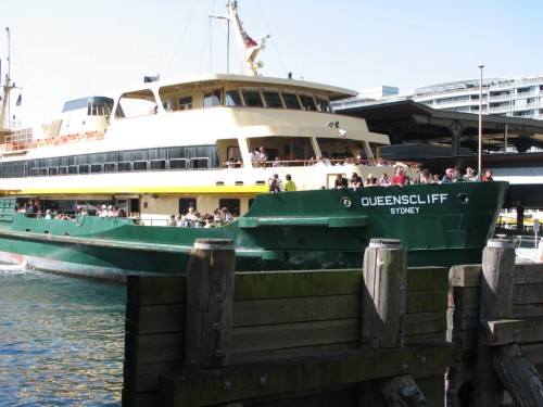 Ferry at Circular Quay  Sydney Harbour
