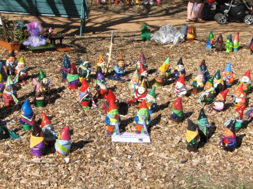 Display of Gnomes at Floriade 2007