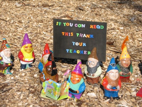Display of Gnomes at Floriade 2007