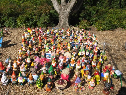 Display of Gnomes at Floriade 2007