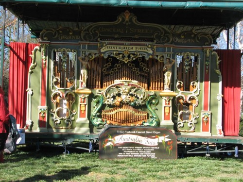 Australia Fair Street Organ, Floriade 2007 Australia Fair Street Organ, Floriade 2007