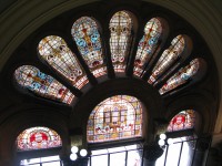 Leadlight windows, Queen Victoria Building, Sydney