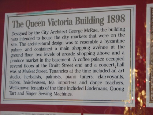 Queen Victoria Building, Sydney