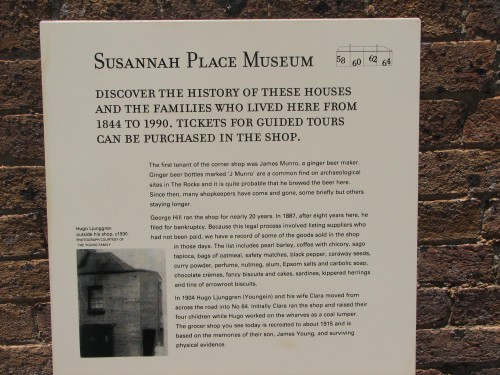 Susannah Place Museum, The Rocks, Sydney Susannah Place Museum, The Rocks, Sydney