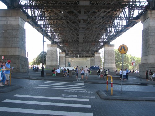 Under the Sydney Harbour Bridge