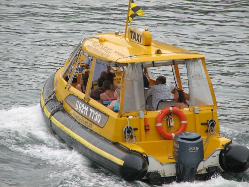 Water taxi on Darling Harbour, Sydney Water taxi on Darling Harbour, Sydney