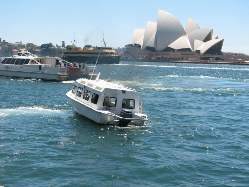 Water taxi, cruise boat and ferry, Sydney Harbour Water taxi, cruise boat and ferry, Sydney Harbour