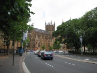 Cathedral opposite Hyde Park, Sydney