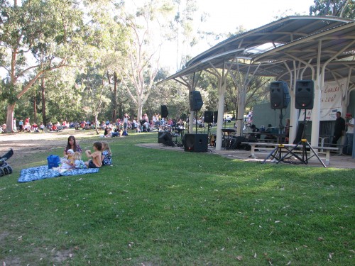 Outdoor concert, Botanic Gardens, Canberra Outdoor concert, Botanic Gardens, Canberra
