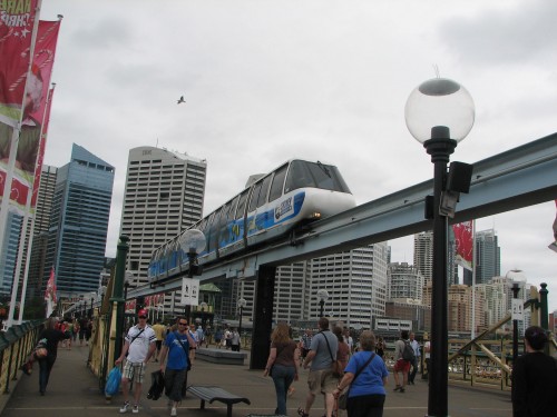 Mono rail, Darling Harbour, Sydney Mono rail, Darling Harbour, Sydney