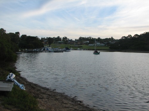 Estuary at Mallacoota, Victoria Estuary at Mallacoota, Victoria