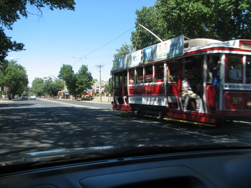 Historic tourist tram, Bendigo, Victoria Historic tourist tram, Bendigo, Victoria