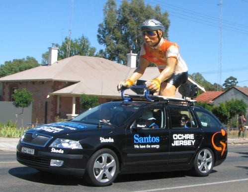 One of the sponsors cars in the 2010 Tour Down Under Clare One of the sponsors cars in the 2010 Tour Down Under Clare