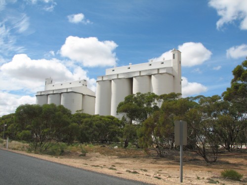 Wheat silos, Pinnaroo, South Australia Wheat silos, Pinnaroo, South Australia
