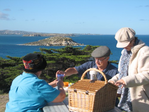 Picnic on The Bluff at Victor Harbor, South Australia Picnic on The Bluff at Victor Harbor, South Australia