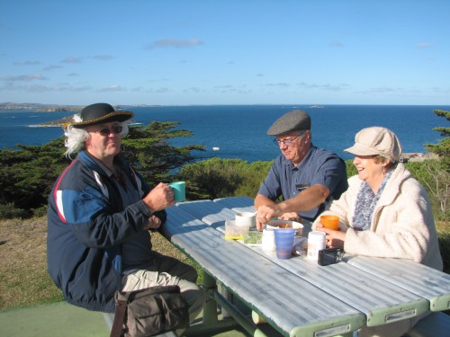 Picnic on The Bluff at Victor Harbor, South Australia Picnic on The Bluff at Victor Harbor, South Australia