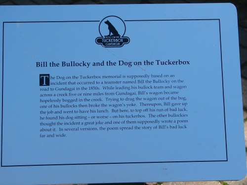 The Dog on the Tuckerbox, Gundagai, NSW