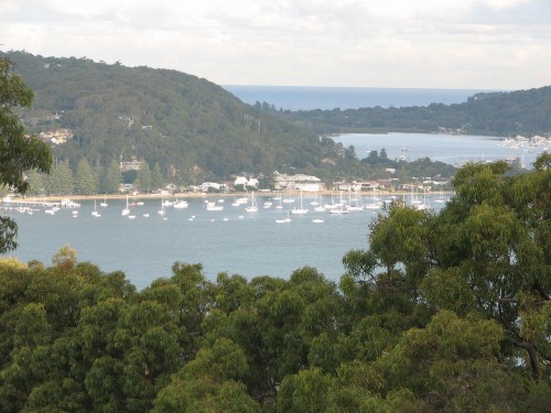 Pittwater as seen from West Head Lookout, Sydney