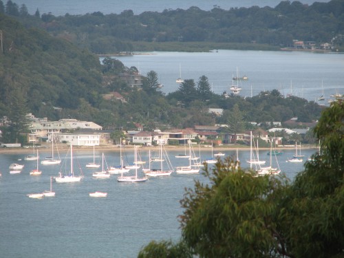 Pittwater as seen from West Head Lookout, Sydney