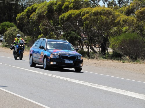 Race director's car 2011 Tour Down Under, Murray Bridge
