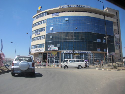 Buildings in Addis Ababa, Ethiopia
